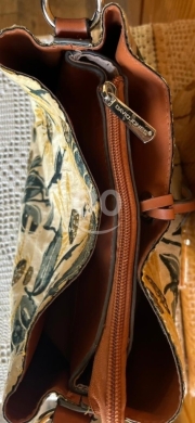 David Jones Paris Floral Canvas Hobo Bag - Large Slouchy Shoulder Bag — 3
