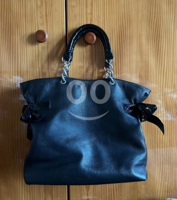 Vêtements, chaussures et accessoires dans Dahr el-Ain - REGENT Black Pebbled Leather Structured Satchel - Silver Hardware