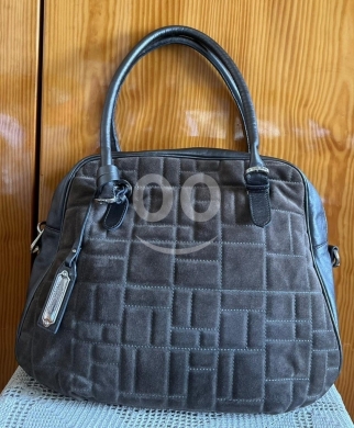 Vêtements, chaussures et accessoires dans Dahr el-Ain - Sara Burglar Italian Metallic Leather Hobo Bag - Dark Silver & Gray