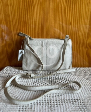 Next Genuine Leather Crossbody Bag - Structured Flap Closure Purse — 4