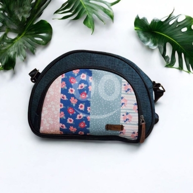 جزدان كتف وكروس نسائي عملي بنقشات أوراق الشجر |Women's Practical Leaf Pattern Shoulder&Cr… — 4