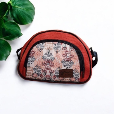 جزدان كتف وكروس نسائي عملي بنقشات أوراق الشجر |Women's Practical Leaf Pattern Shoulder&Cr… — 8