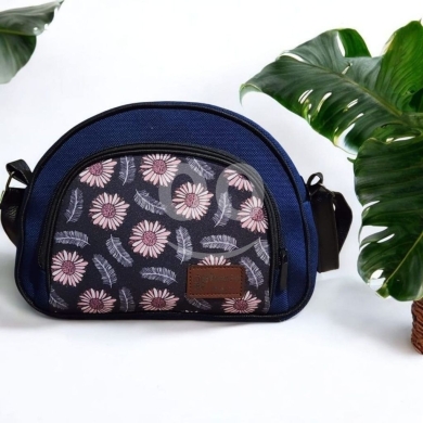 جزدان كتف وكروس نسائي عملي بنقشات أوراق الشجر |Women's Practical Leaf Pattern Shoulder&Cr… — 3