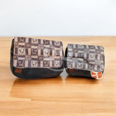 Vêtements, chaussures et accessoires dans Abbassiyeh - حقيبة كتف مخمل بنقشات تراثية عازلة للمياه | Velvet Shoulder Bag with Heritage Patterns & Waterproof