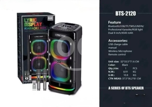 BTS-2120 RGB Speaker Turn every moment into a celebration Features that bring the party — 2