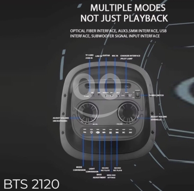 BTS-2120 RGB Speaker Turn every moment into a celebration Features that bring the party — 7