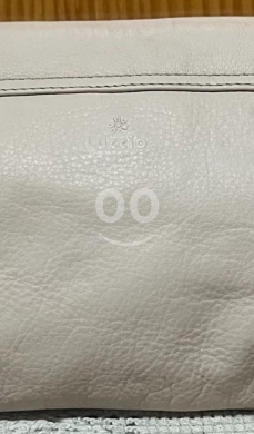 Luccio Cream Quilted Crossbody Bag - Luxury Leather Look with Gold Chain — 6