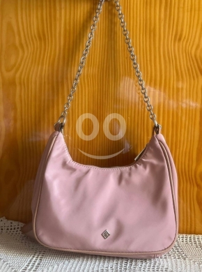 Call It Spring Mini Crossbody Bag - Tan/Beige Faux Leather with Chain Strap — 8