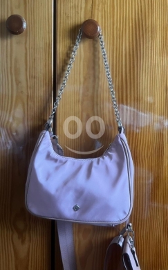 Call It Spring Mini Crossbody Bag - Tan/Beige Faux Leather with Chain Strap — 2