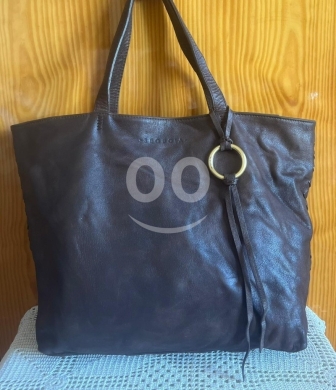 SEQUOIA Genuine Leather Brown Satchel Bag - Large Tote/Briefcase $30 \times 43 \text cm $ — 4