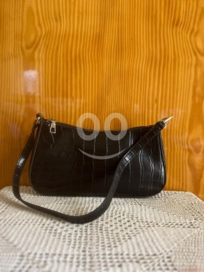 Chic Croc Embossed Shoulder Bag - $10 Mini Faux Leather Purse — 5