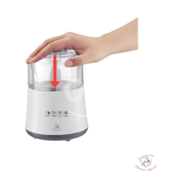 ?? Royal Swiss SW-809 - Electric Chopper - Chop, Mix, Cut and Grind - 500 ML - 500W-مكنة … — 3