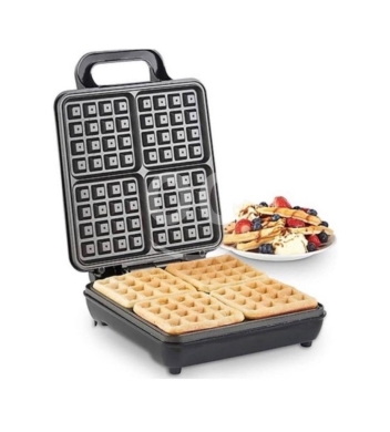 ?? royal swiss Waffle maker 1100 Watts - suitable for 4 waffles -مكنة وافل 70873045 — 2