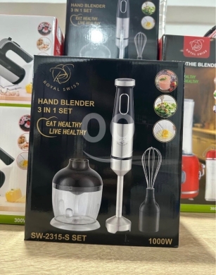 ??royal swiss hand blender-1000 watt -3 in 1-خفاق يدوي-مضرب — 2