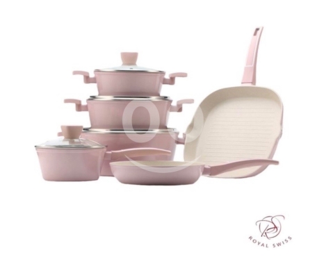 ?? Royal Swiss Pan Set ® - Forged Pan Set - 10 Pieces - With Glass Lids - All Hobs - … — 4