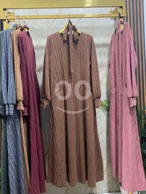 Velvet Double Cloche Dress | فستان مخمل دوبل كلوش فاخر — 2
