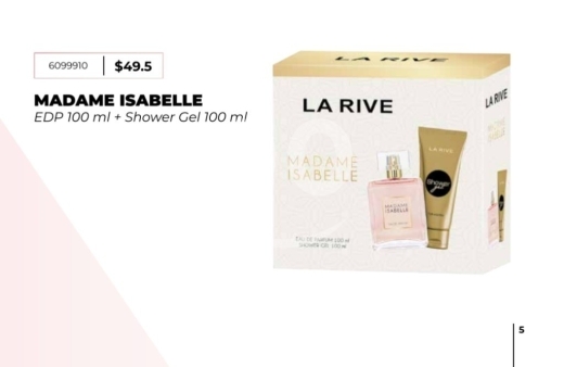 الصحة و الجمال في طرابلس - طقم عطر مادام إيزابيل للنساء 100 مل مع جل استحمام | La Rive Madame Isabelle Gift Set for Women
