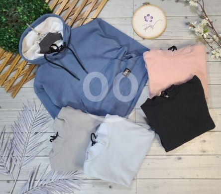 هوديز ولادي وبناتي موهير ناعم مبطن شتوي مقاسات متنوعة | Kids Unisex Soft Mohair Lined Win… — 4