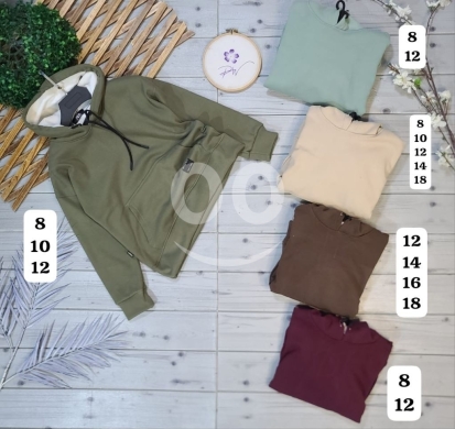 هوديز ولادي وبناتي موهير ناعم مبطن شتوي مقاسات متنوعة | Kids Unisex Soft Mohair Lined Win… — 2