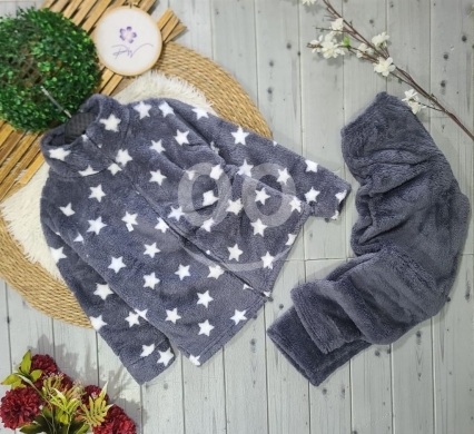 Vêtements, chaussures et accessoires dans Abbassiyeh - بيجاما نسائية فرو سميك سحاب ناعمة ودافئة RITEX | RITEX Women&#039;s Thick Fleece Zipper Pajama Set