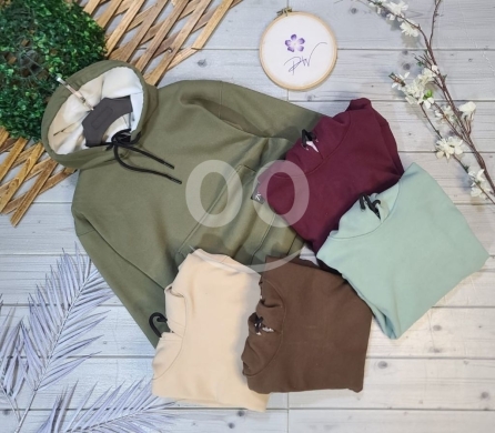 هوديز قطن مصوّف Unisex (رجالي ونسائي) ألوان رائعة وقصة مريحة | Unisex Fleece-Lined Cotton… — 5