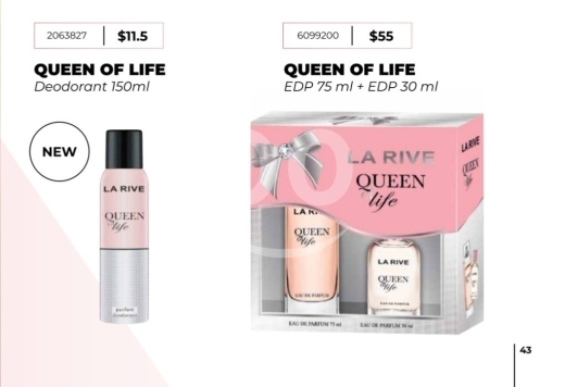 طقم عطر كوين أوف لايف من لا ريف للنساء | La Rive Queen of Life Fragrance Gift Set for Wom… — 2