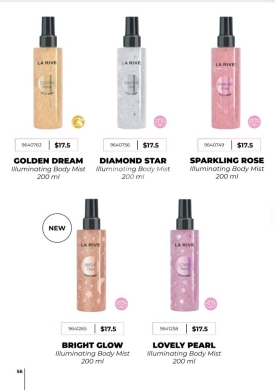 الصحة و الجمال في طرابلس - بخاخات الجسم الكريستالية اللامعة من دير بادي | Dear Body Crystal Shimmer Body Mist Collection