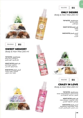 Santé & Beauté dans Tripoli - بخاخات الجسم والشعر المعطرة دير بادي 200 مل | Dear Body Hair & Body Mist Collection 200ml
