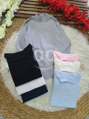 كنزة كورولي ولادي قطن صبياني وبناتي جودة عالية | Kids' High-Quality Cotton Turtleneck Swe… — 4