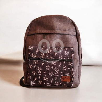 حقيبة ظهر مدرسية كبيرة للابتوب بتصميم وردي مميز | Large School Backpack with Laptop Sleeve — 5