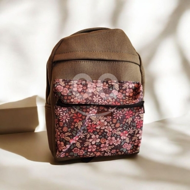 حقيبة ظهر مدرسية كبيرة للابتوب بتصميم وردي مميز | Large School Backpack with Laptop Sleeve — 6
