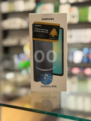 Mobile phones in Beirut City - Samsung Galaxy A06 Black 4+4GB RAM