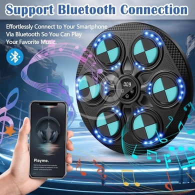 ? Smart Music Boxing Machine ? Train like a pro — with rhythm, speed, and Bluetooth power — 3