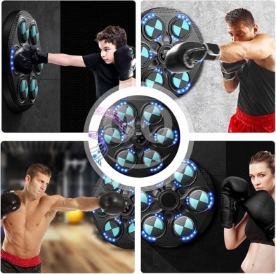 ? Smart Music Boxing Machine ? Train like a pro — with rhythm, speed, and Bluetooth power — 9