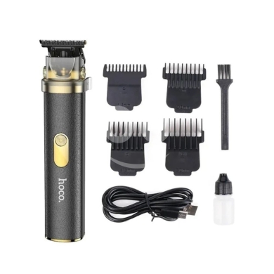 HOCO HP22 Retro Engraved Electric Hair Clipper - 7000RPM, 3H Runtime, Pro Trimmer Kit — 7