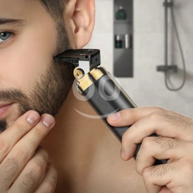 HOCO HP22 Retro Engraved Electric Hair Clipper - 7000RPM, 3H Runtime, Pro Trimmer Kit — 4