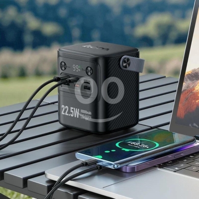 HOCO J152 80000mAh Ultra-Capacity Power Bank - 22.5W QC, 20W PD, LED Light & Handle — 5
