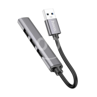 Computers Parts & Software Accessories in Beirut City - HOCO HB26 4-in-1 USB Hub - 1x USB 3.0, 3x USB 2.0, Aluminum Alloy, 1TB HDD Support
