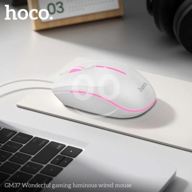 HOCO GM37 Wired Gaming Mouse - 2400 DPI Adjustable, RGB Lighting, 4 Buttons, Ultra-Light… — 4