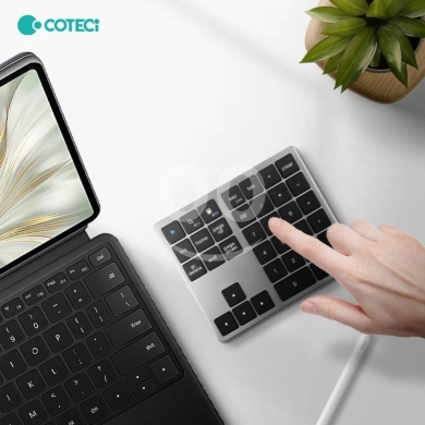 35-Key Wireless Numeric Keypad - Dual Bluetooth & 2.4G Connection, Rechargeable 400mAh — 5