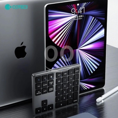 35-Key Wireless Numeric Keypad - Dual Bluetooth & 2.4G Connection, Rechargeable 400mAh — 6