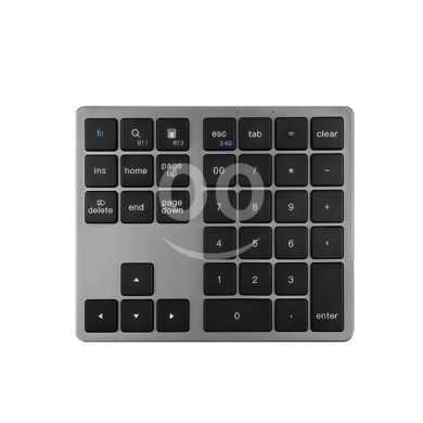 35-Key Wireless Numeric Keypad - Dual Bluetooth & 2.4G Connection, Rechargeable 400mAh — 7