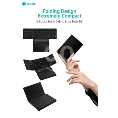 OF-032 Folding Bluetooth Keyboard with TouchPad - 81 Keys, Multi-OS Support, Portable 274g — 3