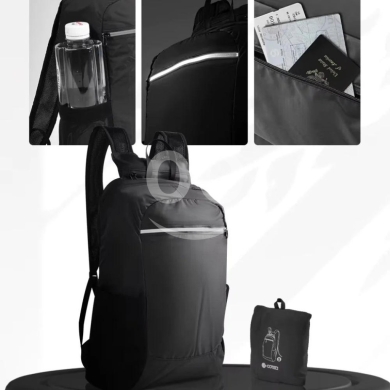Coteci Foldable Luggage Backpack with Rainproof Hat - 100% Nylon, Ultra-Light, 3 Sizes… — 3