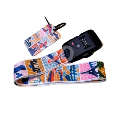 السلع الأخرى في مدينة بيروت - Coteci TR-032-02 TSA Approved Lock Luggage Strap (2m) - 3-Digit Combination, Customs Accepted