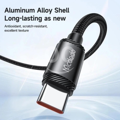 Computers Parts & Software Accessories in Beirut City - Mcdodo 240W Type-C to Type-C Cable (2m) - PD 3.1 Fast Charge, 480Mbps Data, E-Marker Chip