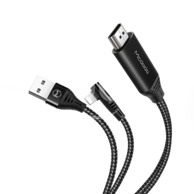Mobile accessories in Beirut City - Mcdodo CA-6400 Lightning to HDMI Cable - 4K Ultra HD Adapter, Plug & Play Mirroring for iPhone/iPad