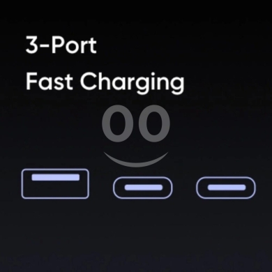 Mcdodo CH-410 67W GaN Charger with Retractable USB-C Cable - 3-Port, LED Display, Fast… — 2