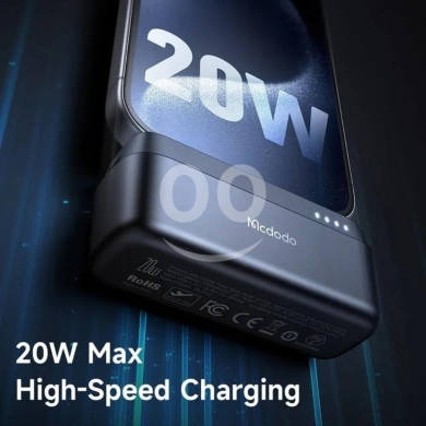Mcdodo MC-630 5000mAh Portable Power Bank - Built-in USB-C Plug, 20W PD Fast Charging,… — 5