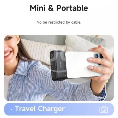Mcdodo MC-630 5000mAh Portable Power Bank - Built-in USB-C Plug, 20W PD Fast Charging,… — 6